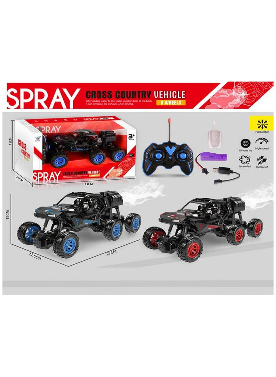 6-Wheel Off-Road RC Spray Cross Country Vehicle