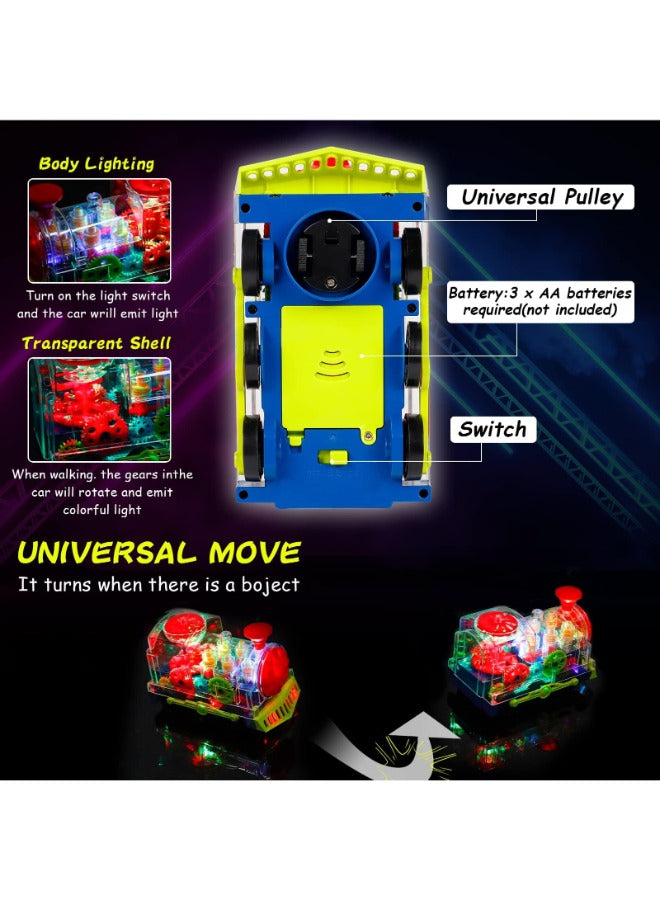 Light Up Gear Train Toy for Kids