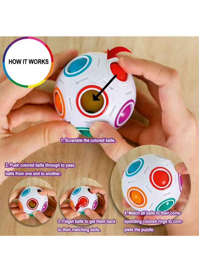 Magic Rainbow 3D Puzzle Ball