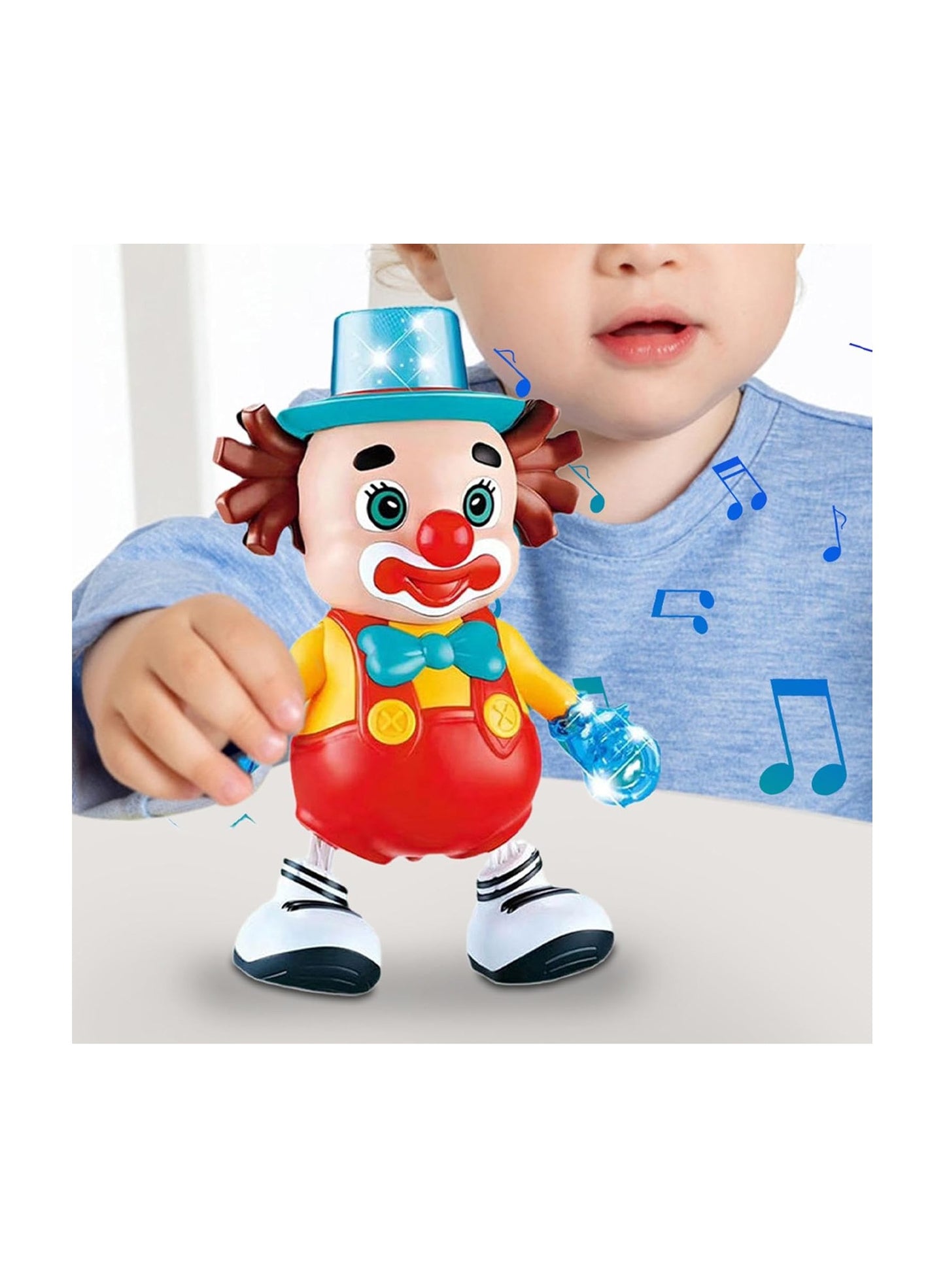 Battery Operated Dancing Clown Toy