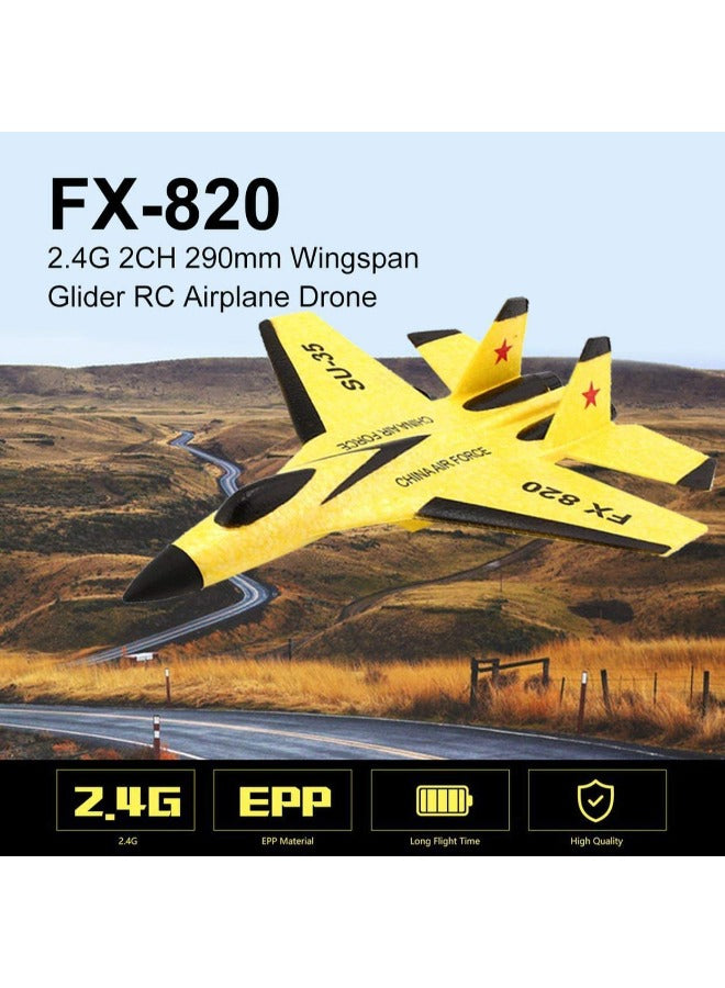 SU-35 RC RC Plane Drone with 2.4GHZ 2CH, Remote Channel Remote Control