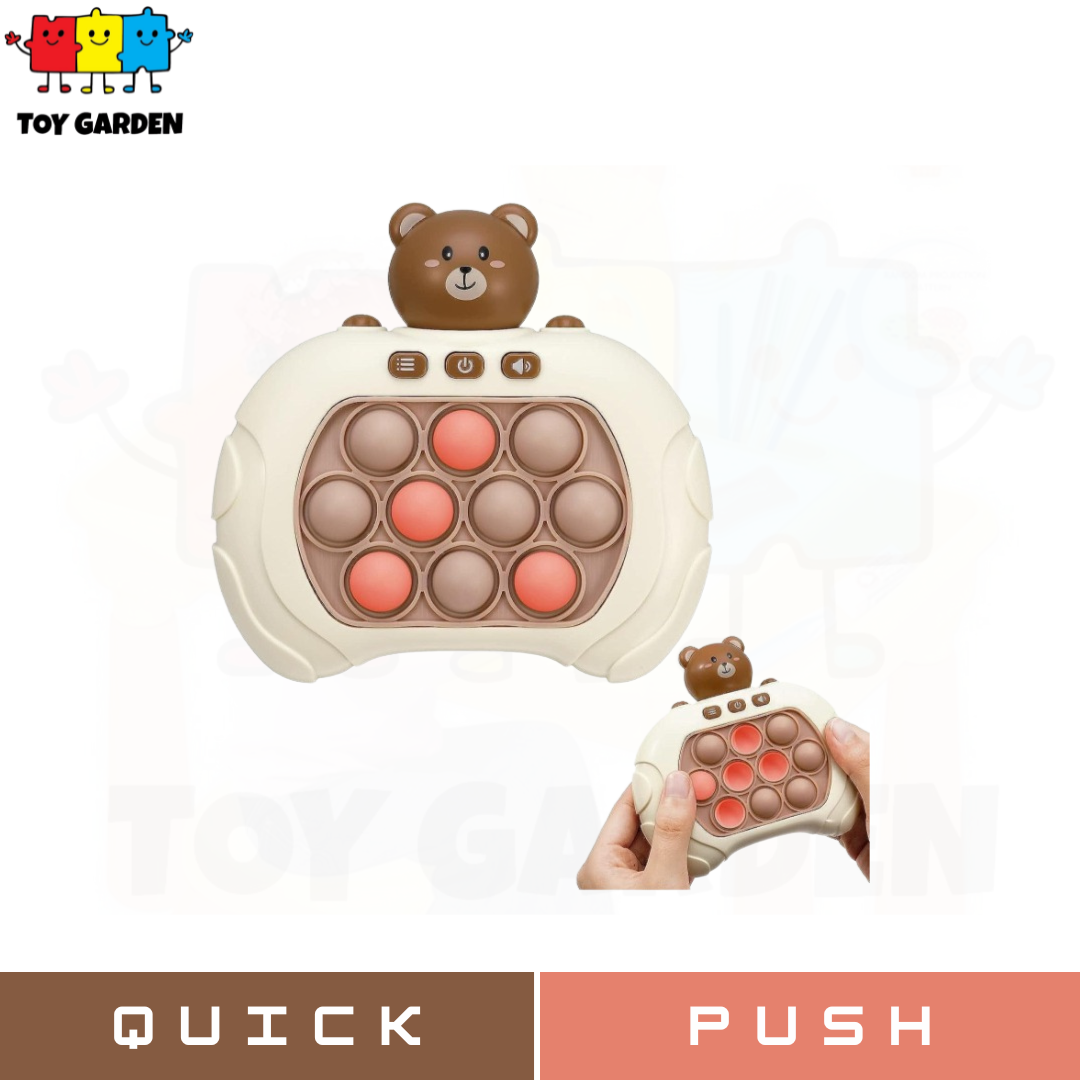 Quick Push Electronic Pop Light Up Puzzle Game for Kids