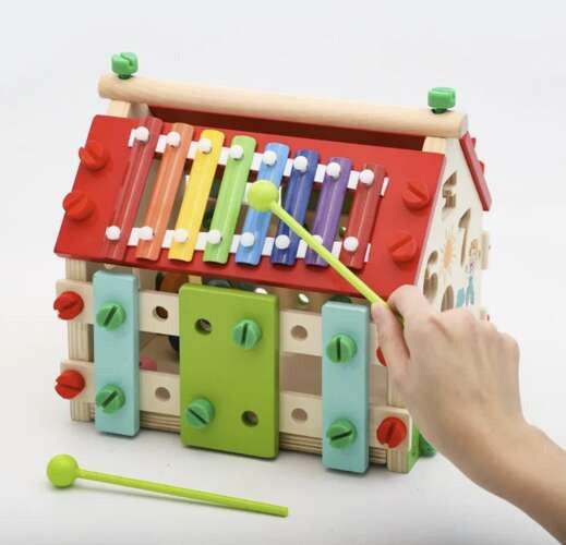 Wooden Number & Letter Learning Toy – Educational Development Blocks for Kids