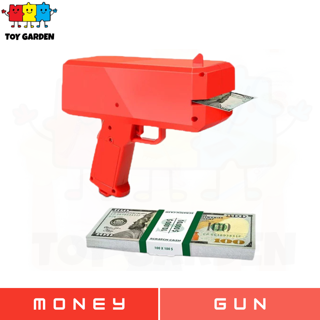 Money Gun Paper Playing Spray Toy