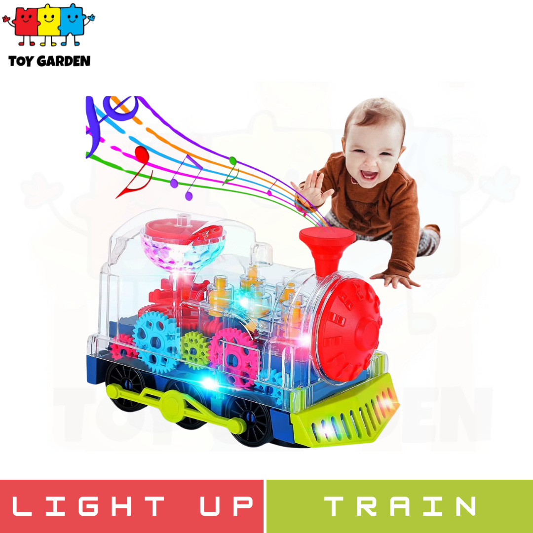 Light Up Gear Train Toy for Kids