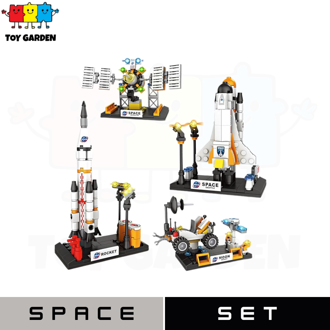 Outer Space Exploration Building Block Set