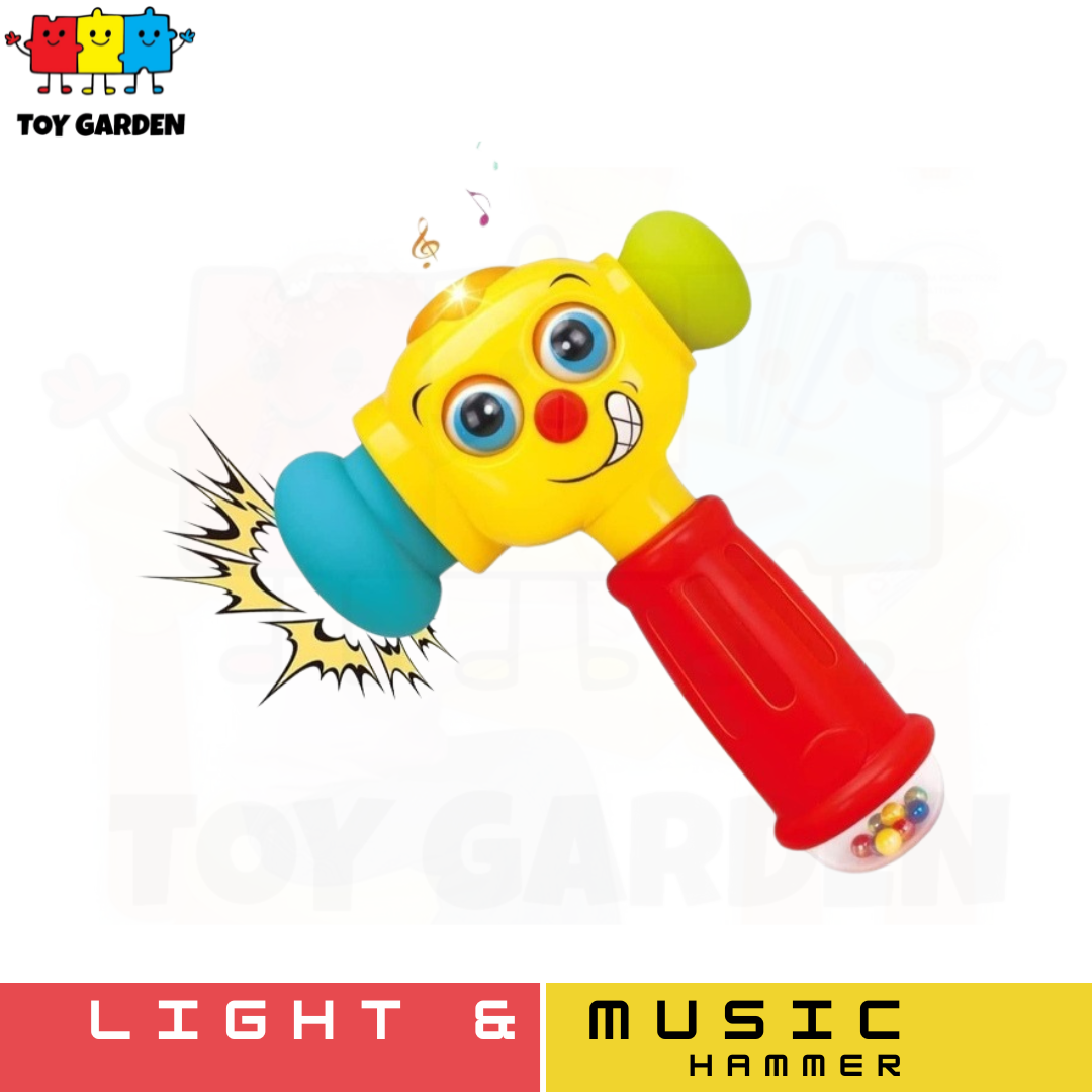 Light & Musical Baby Hammer Toy for 12-18 Months