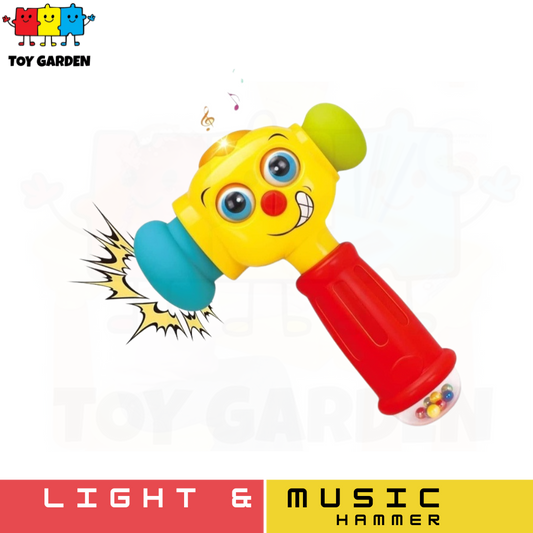 Light & Musical Baby Hammer Toy for 12-18 Months