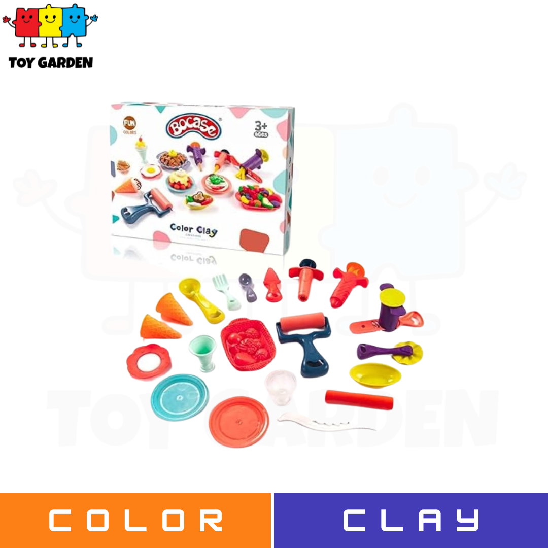 Bocase Fun Colors Color Clay Creations Play Set