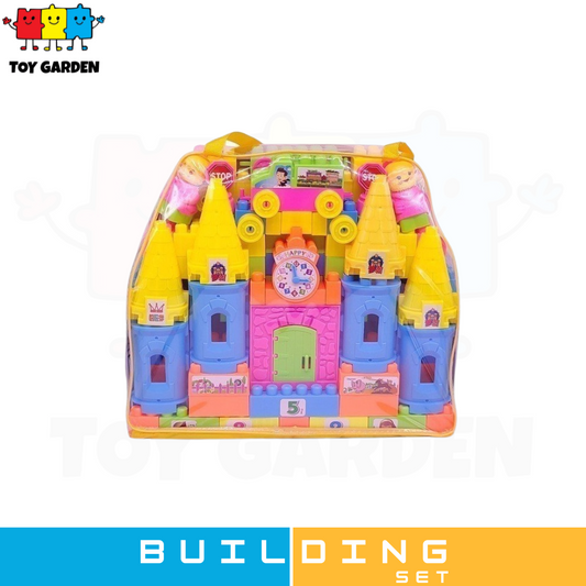 Colorful Castle Building Block Toy Set