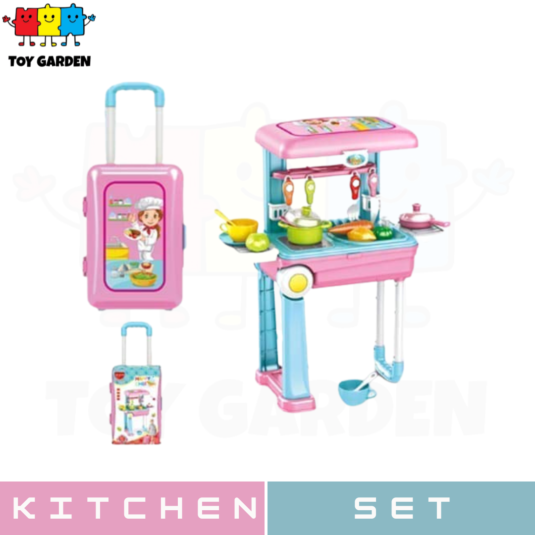 Kitchen Suitcase Mini Kitchen Play Set