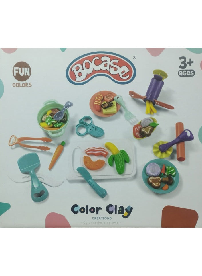 Bocase Fun Colors Color Clay Creations Play Set