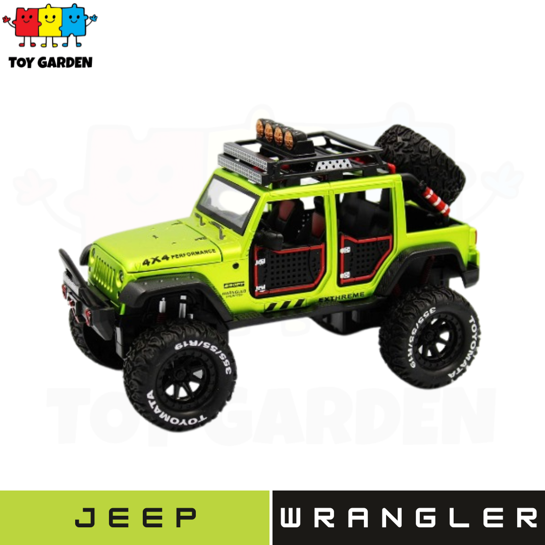 Diecast Jeep Wrangler Off-Road Kings