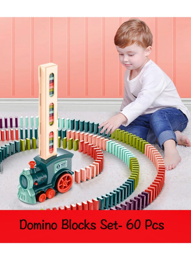 Kid's Domino Train Blocks Set