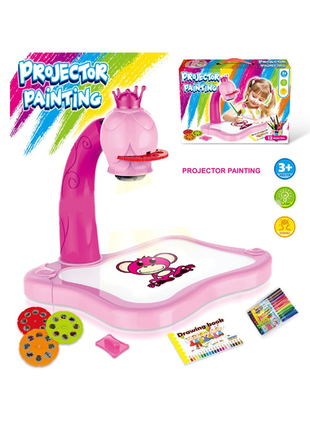 Kids Projector Painting Set