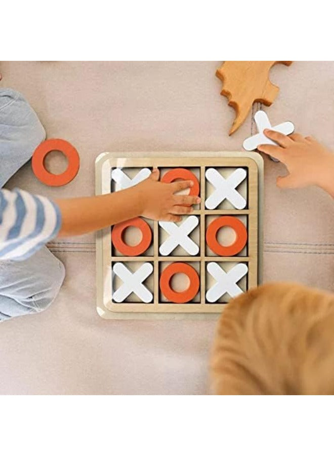 Wooden Tic Tac Toe Game