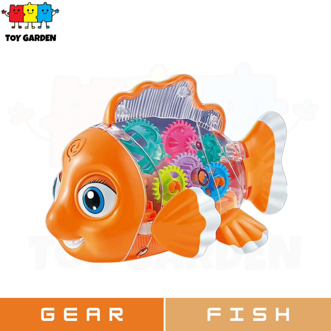 Toy Land Multicolor Kid's Transparent Gear Fish