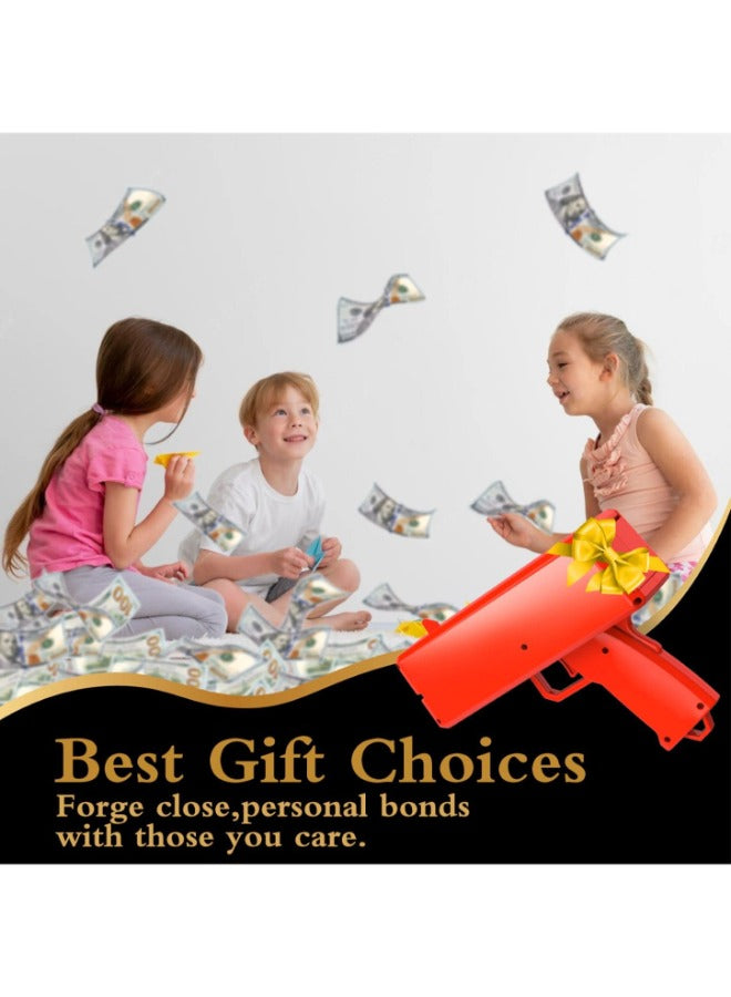 Money Gun Paper Playing Spray Toy