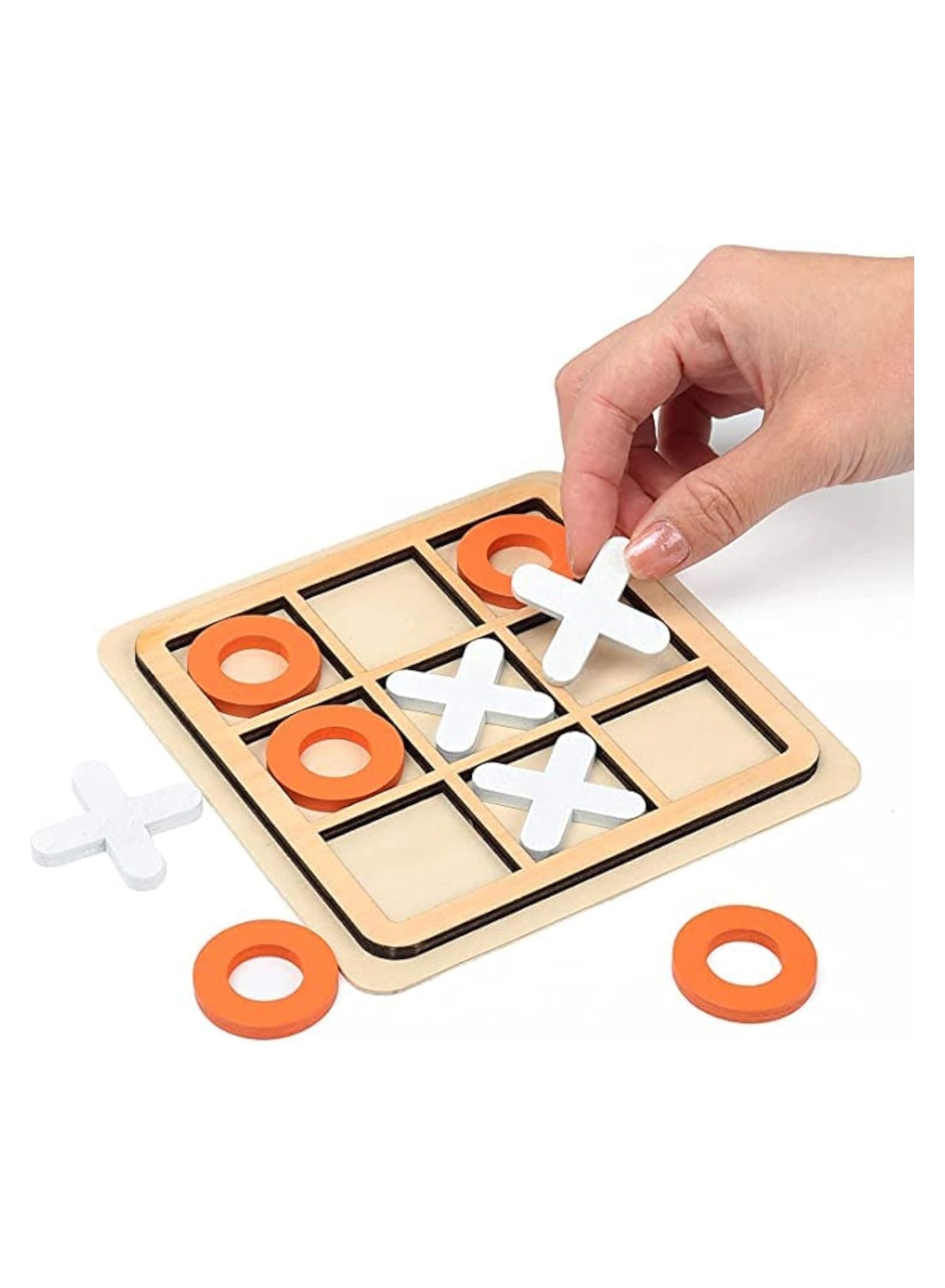 Wooden Tic Tac Toe Game