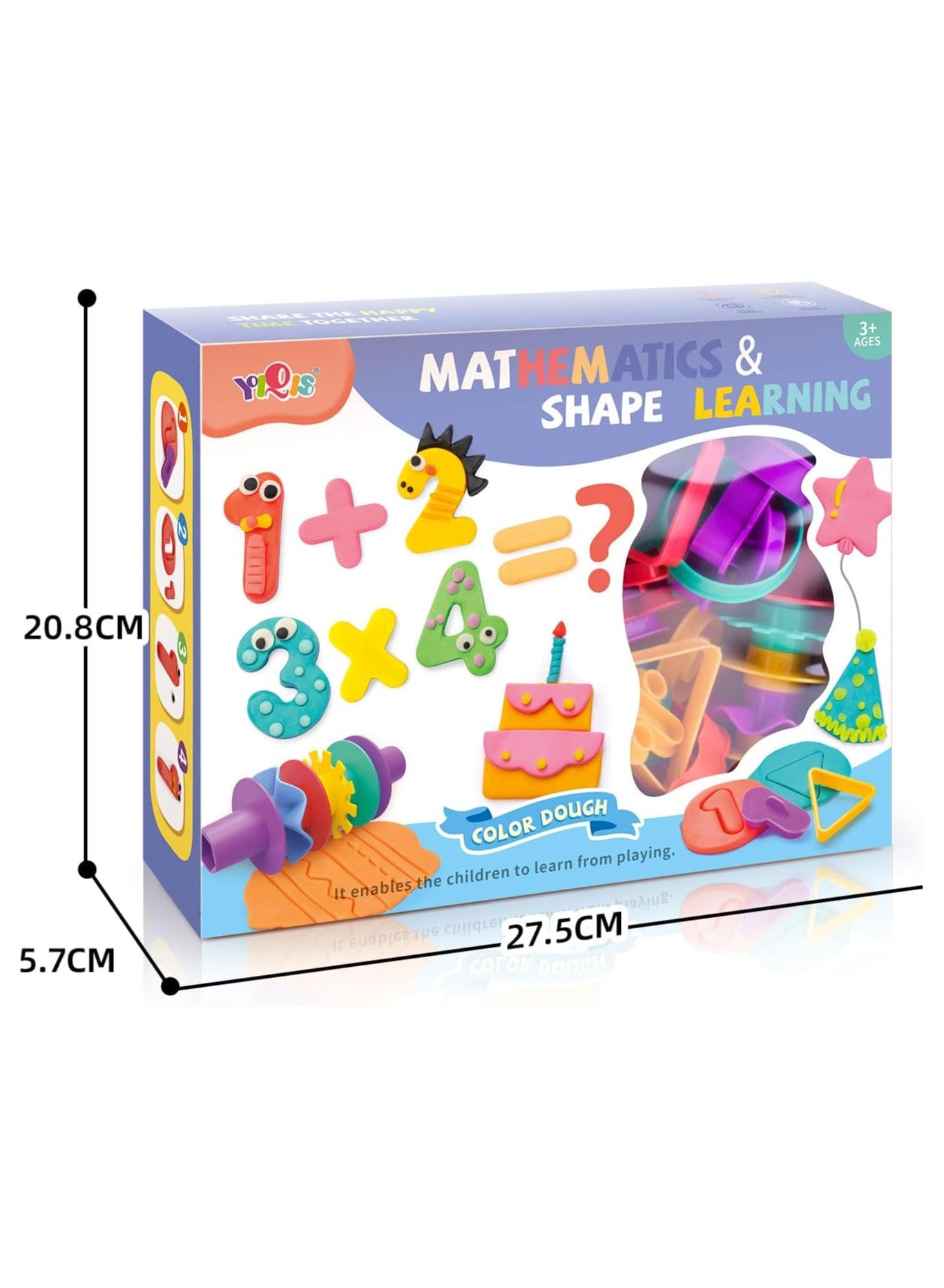 Mathematics and Shape Learning Color Dough Set