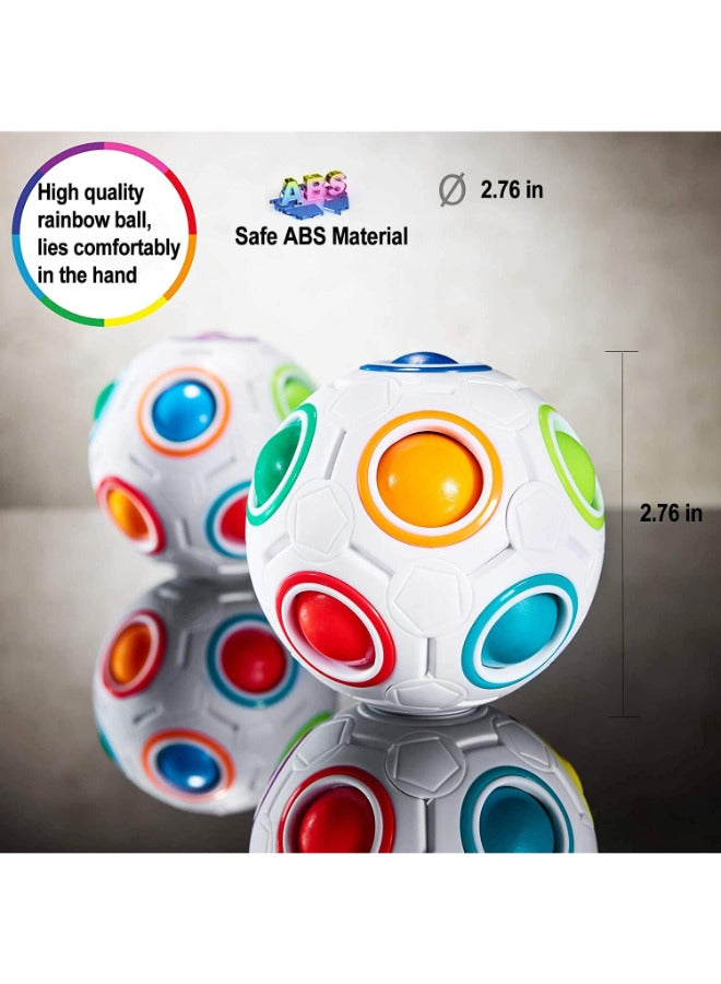 Magic Rainbow 3D Puzzle Ball