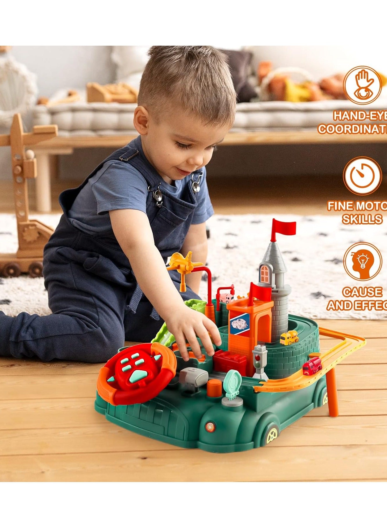 Funny Adventure Car Playset for Kids