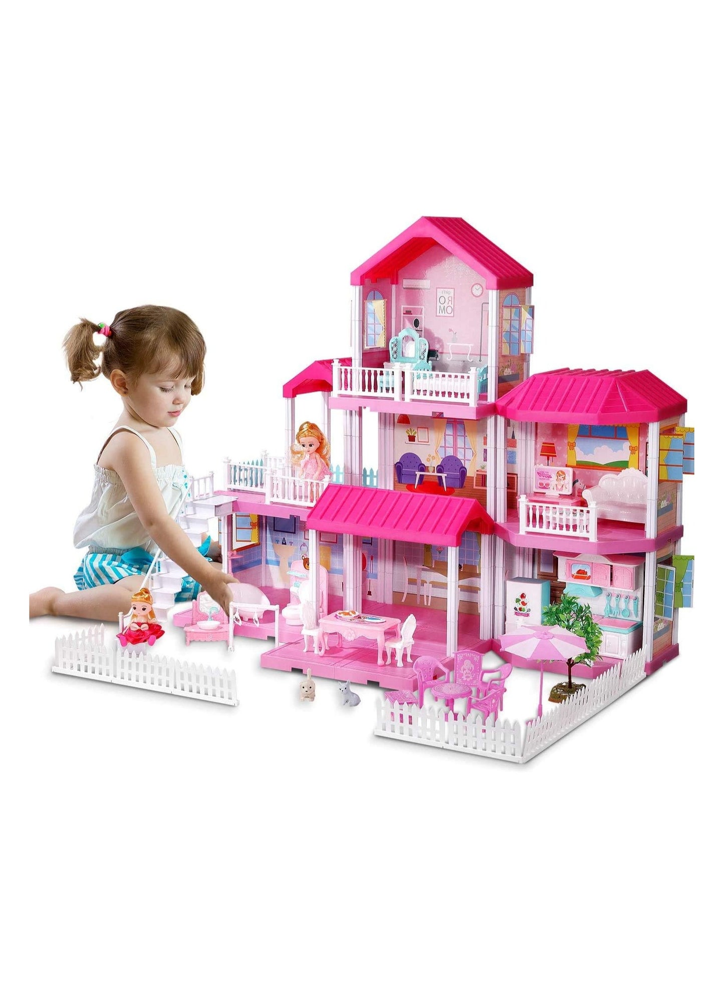 Dollhouse Dreamhouse Building Set for Girls