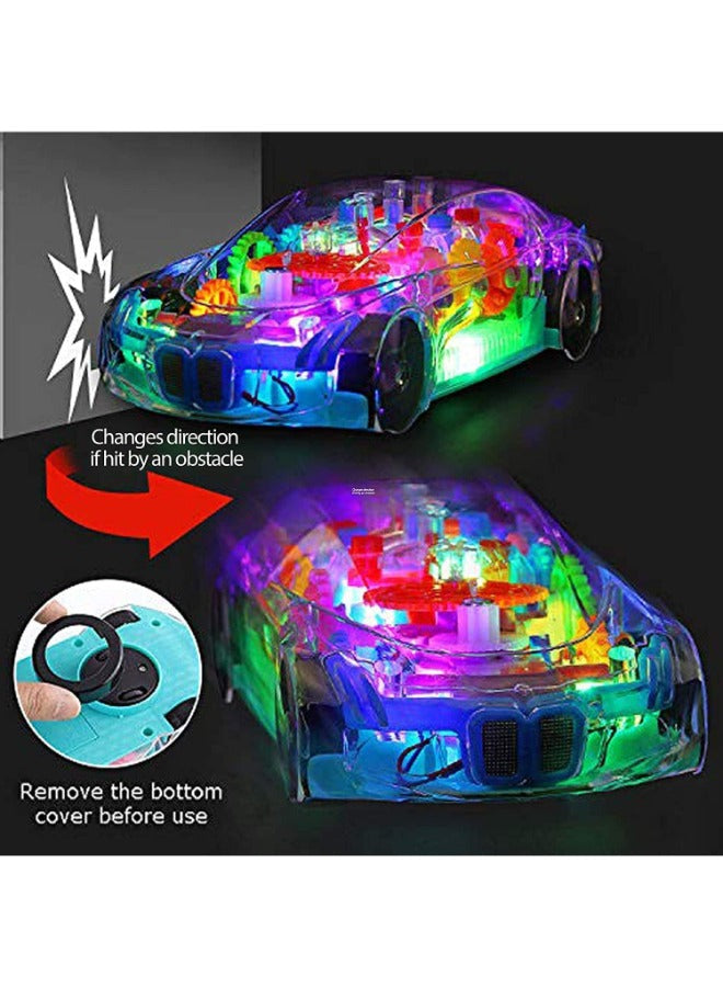 Transparent Concept car 3D Super Car Toy