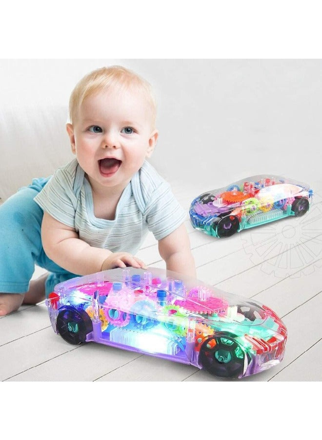 Transparent Concept car 3D Super Car Toy