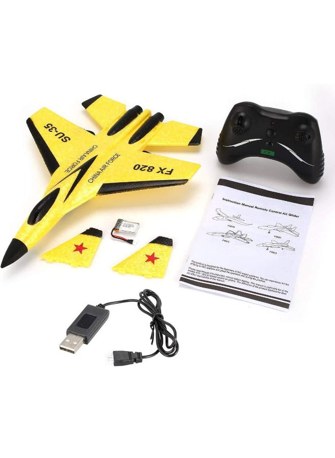 SU-35 RC RC Plane Drone with 2.4GHZ 2CH, Remote Channel Remote Control