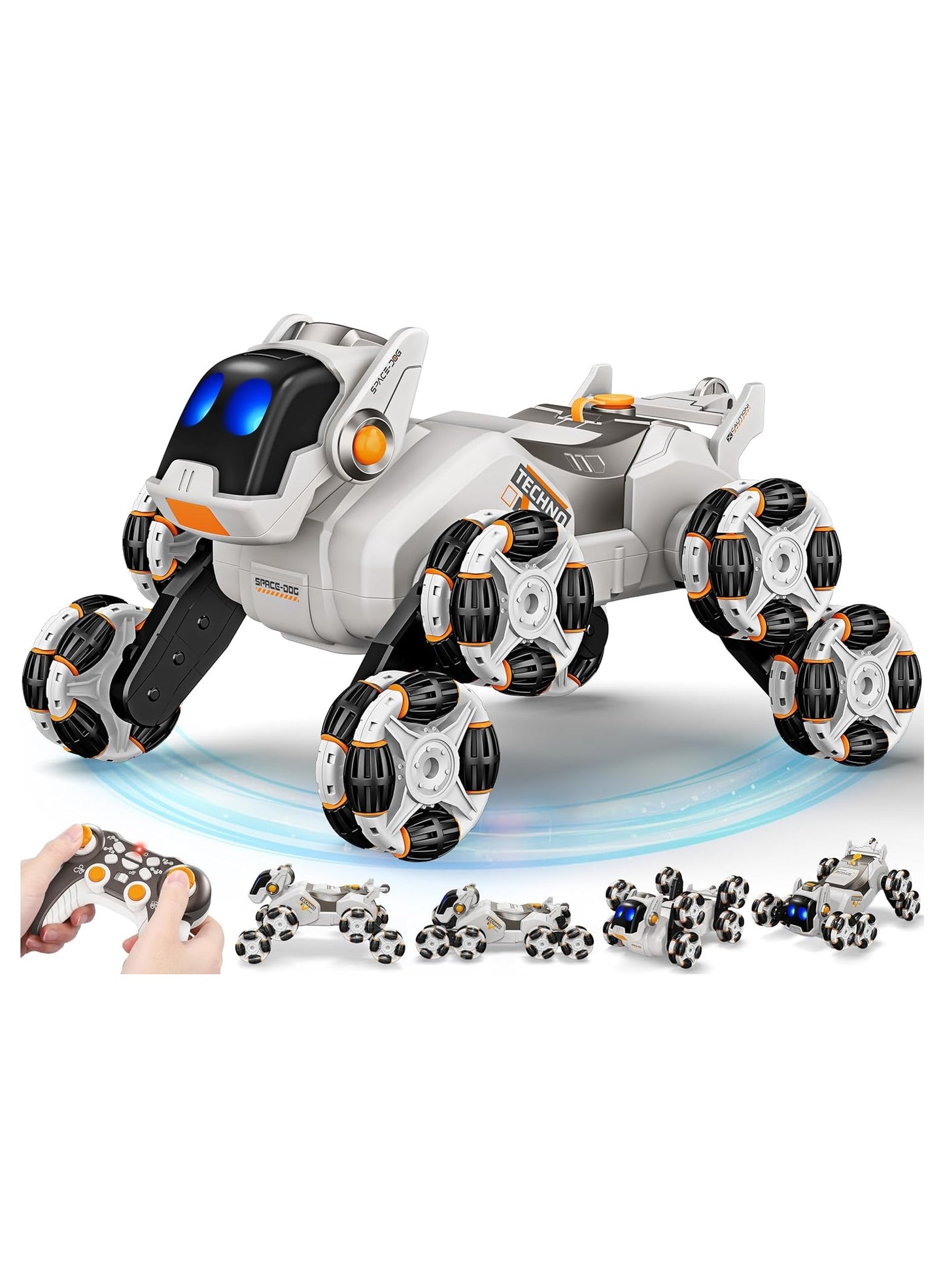 RC Stunt Car Toys for Kids, Remote Control Stunt Robot Dog