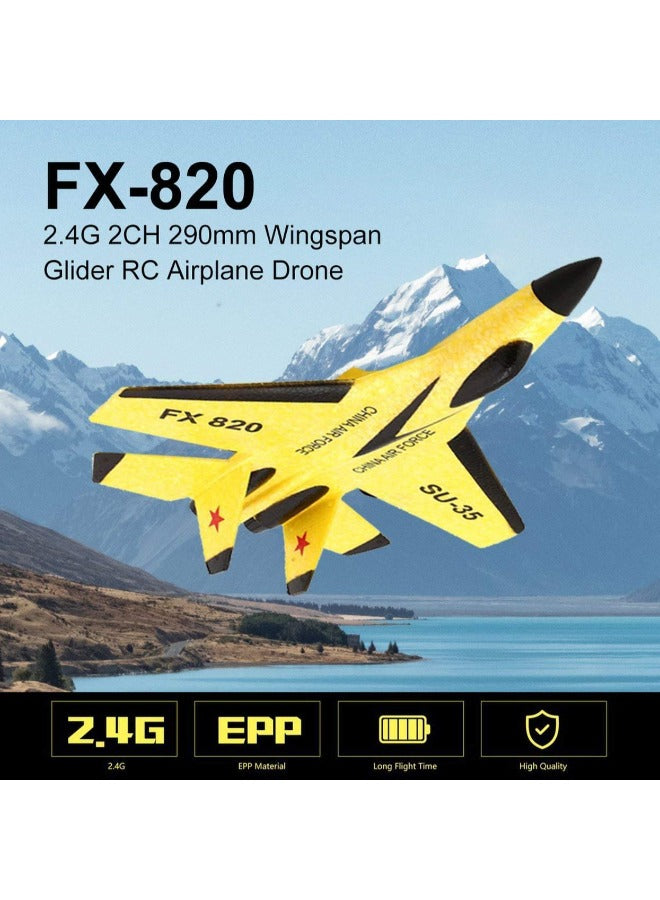 SU-35 RC RC Plane Drone with 2.4GHZ 2CH, Remote Channel Remote Control