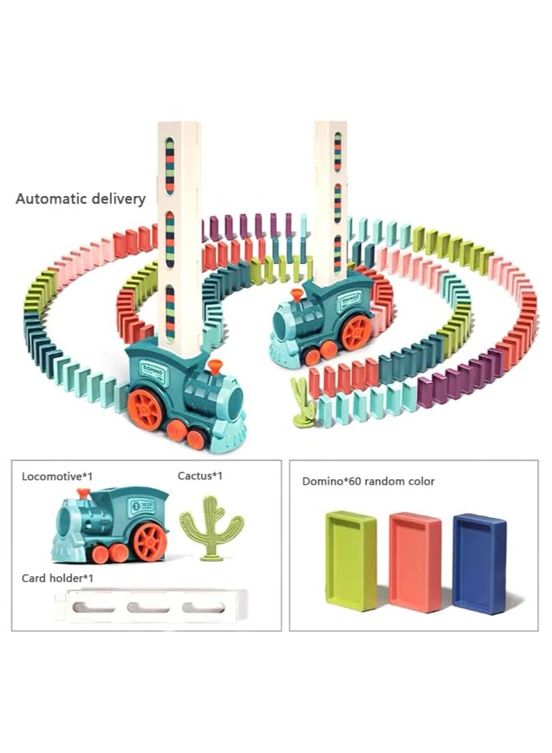 Kid's Domino Train Blocks Set