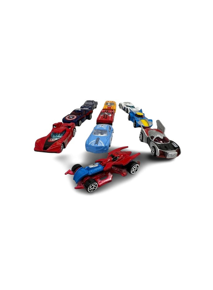 Superhero Toy Car Set