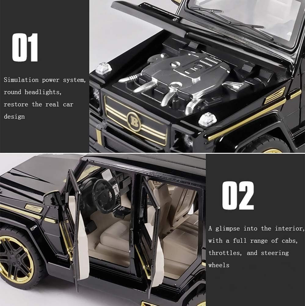 Brabus G800 Alloy Car Model Light 1:24