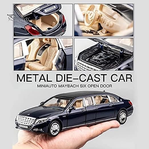 Mercedes Benz Maybach S600 Alloy Toy Car Lincoln Town Limousine Car