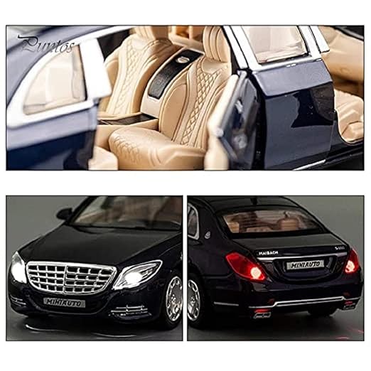 Mercedes Benz Maybach S600 Alloy Toy Car Lincoln Town Limousine Car