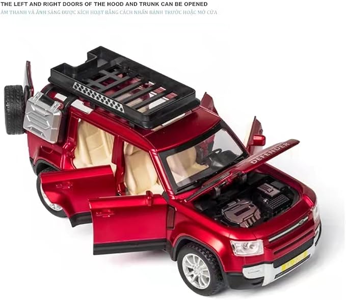 Vehicle Model for Land Rover Defender 1:24 Simulation Car