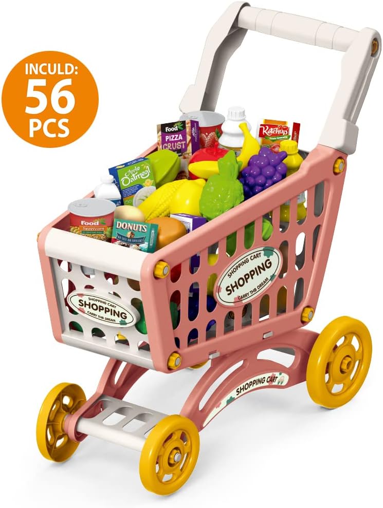 Little Story Role Play Market Shopping Cart Toy Set