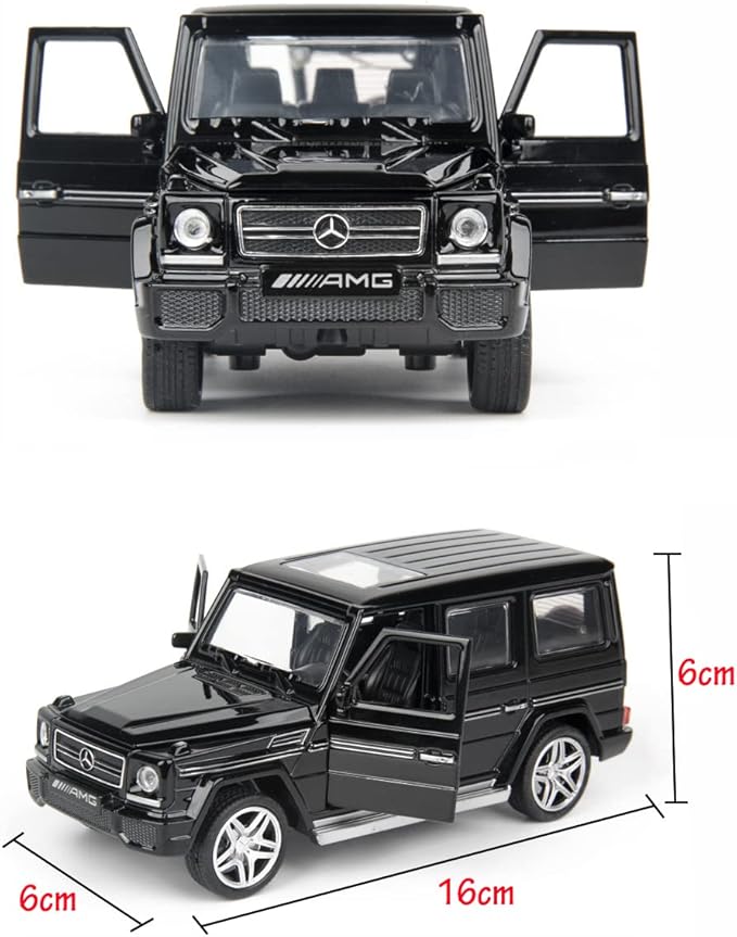 Alloy Collectible Black Benz G65 AMG Toy Car  1:24 scale