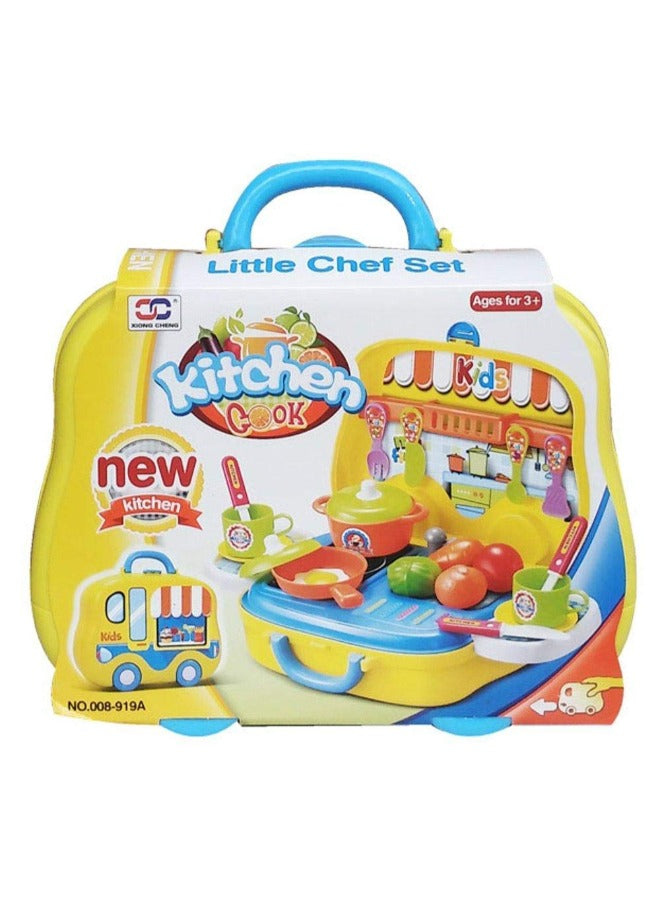 Little Chef Portable Kitchen Toy Set - Includes Fork,