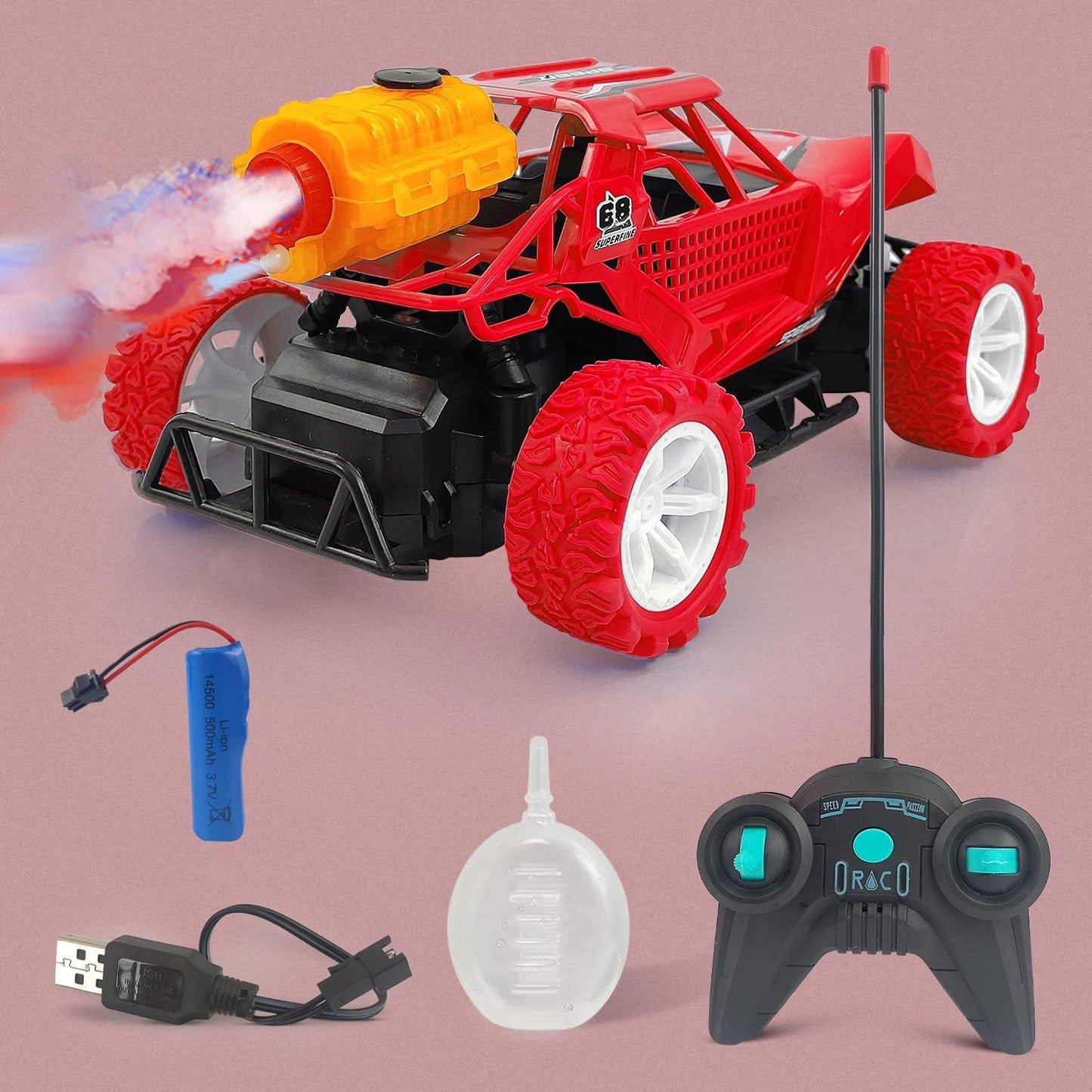 Rechargable Remote Control Water Spray Runner Climbing Car