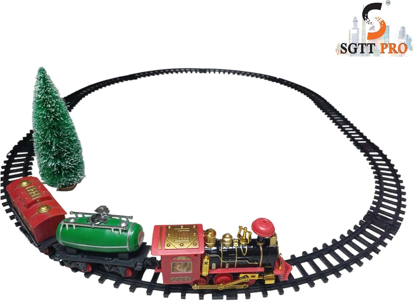 Christmas Train Set - Toy Train Set with Lights and Sounds