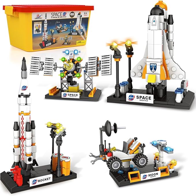 Outer Space Exploration Building Block Set