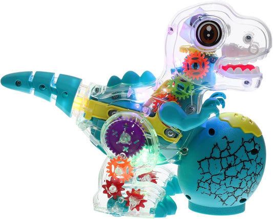 Transparent Gear Dinosaur Robot Dinosaur Toy electronic robot dino toys