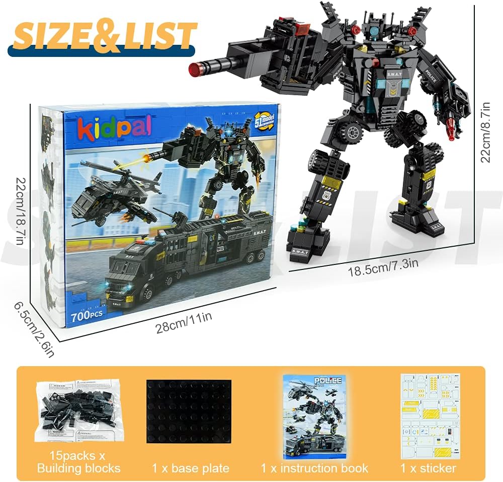 Robot STEM Building Blocks Set