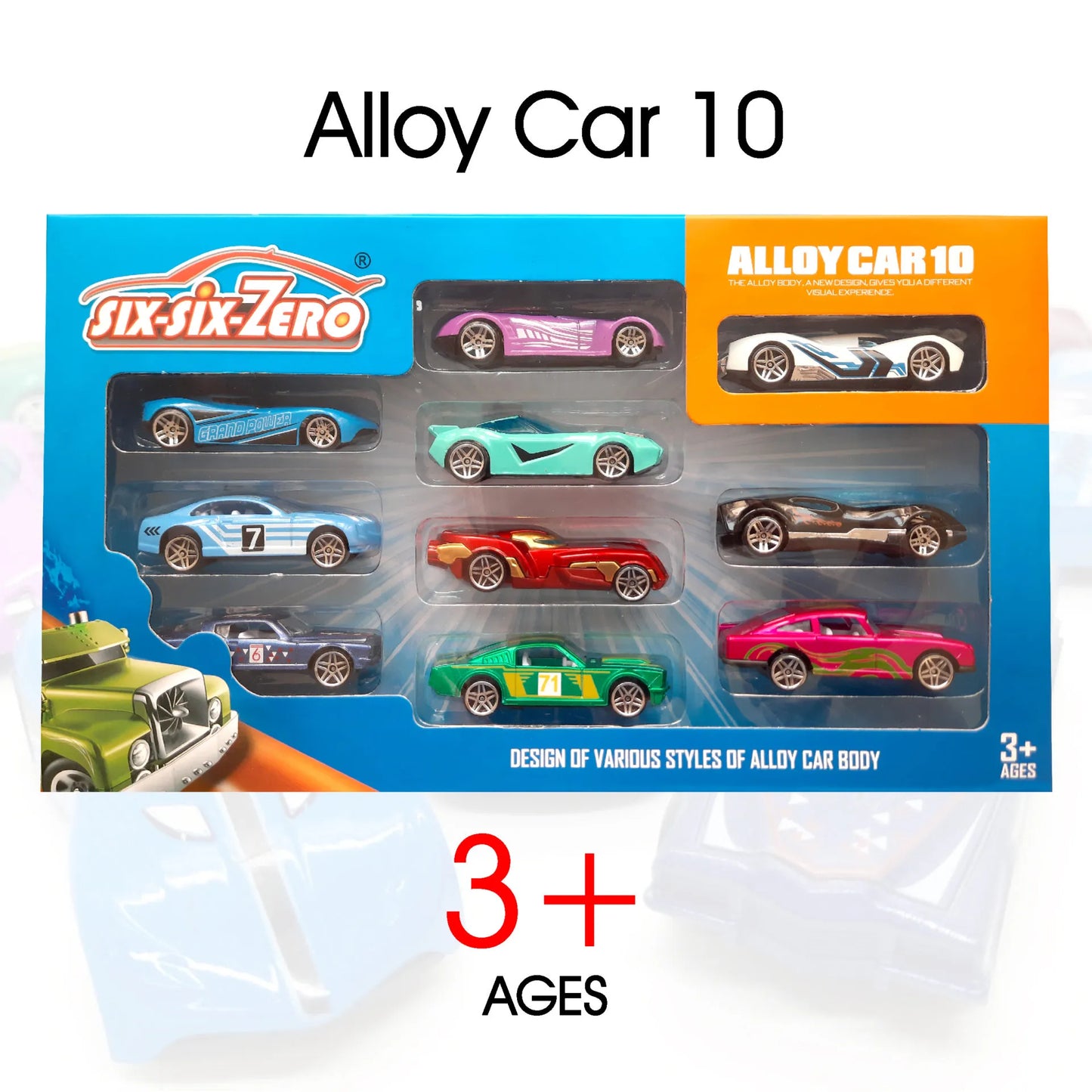 10 PCS Sports Car Set