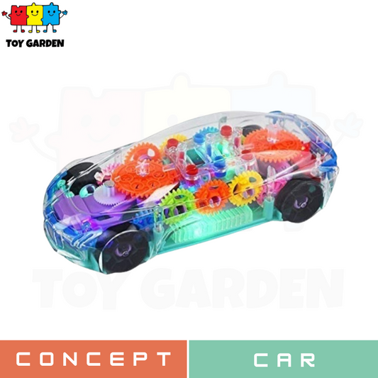 Transparent Concept car 3D Super Car Toy