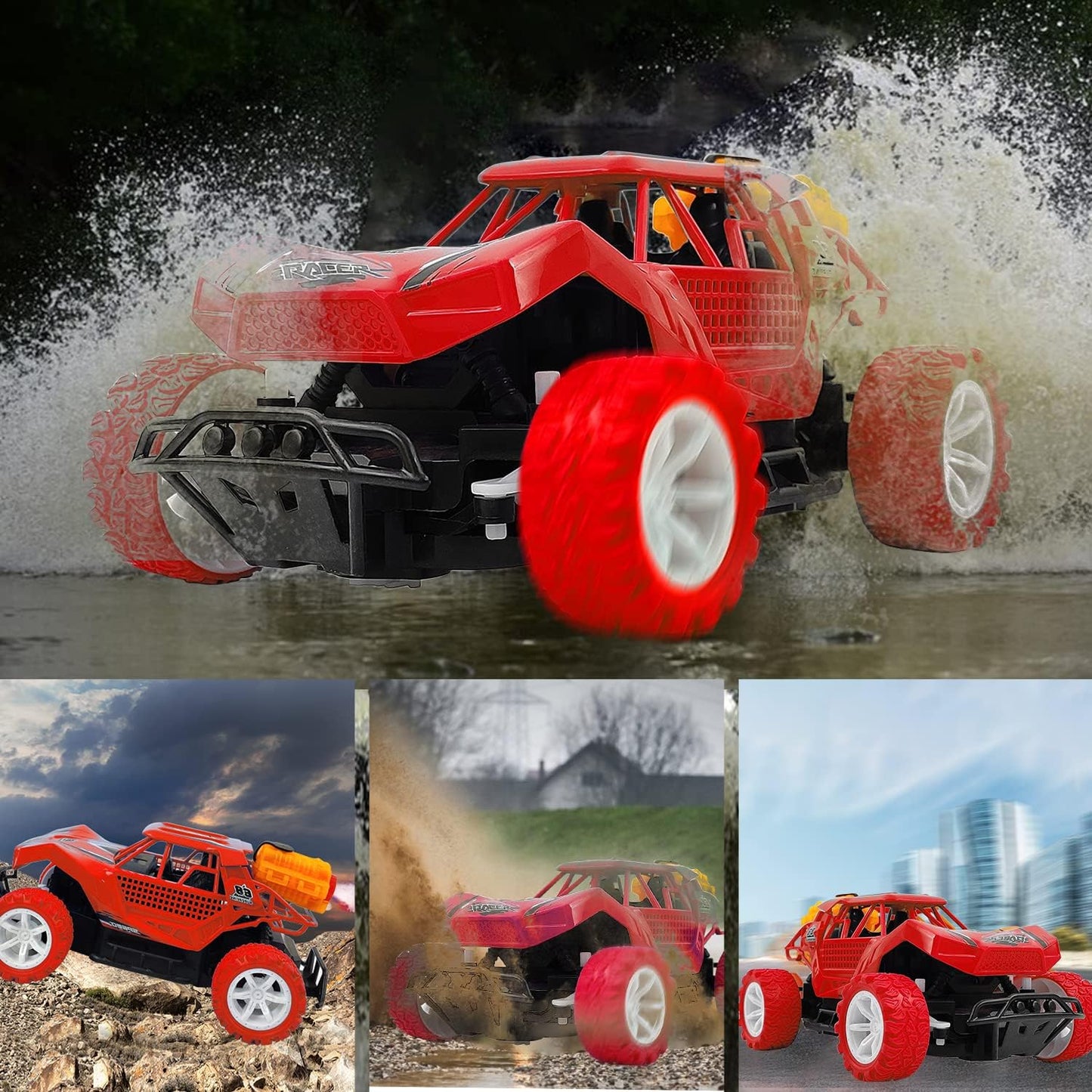 Rechargable Remote Control Water Spray Runner Climbing Car