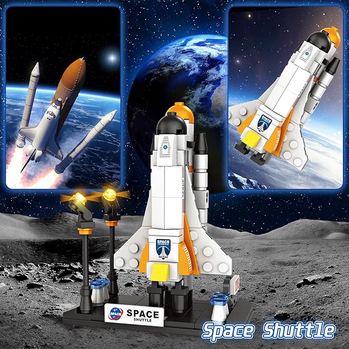 Outer Space Exploration Building Block Set